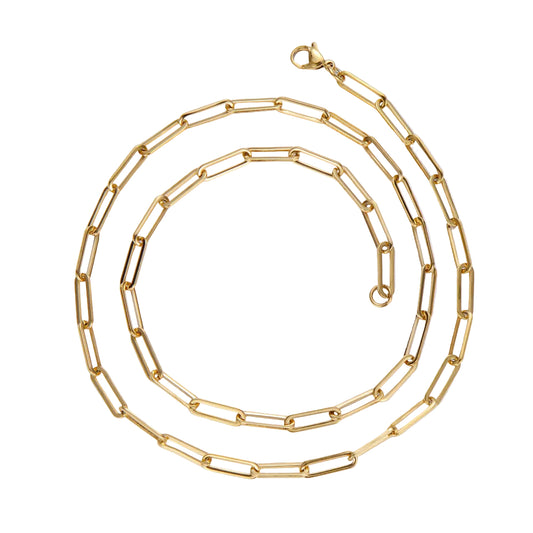 Łańcuszek Paperclip 4 mm ze stali 304