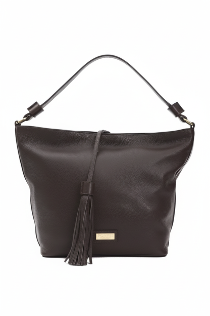 Brązowa torba Pompei Donatella - widok z przodu